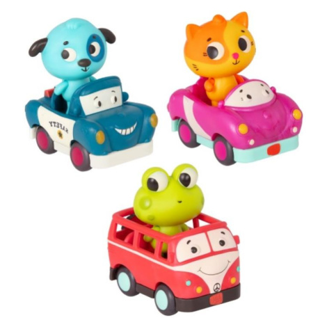 B-Toys B-Toys - Svítící autíčka s melodií 3xAG13