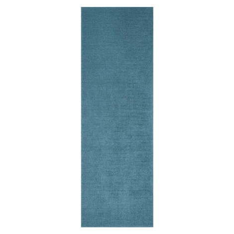 Tmavě modrý běhoun Mint Rugs Supersoft, 80 x 250 cm