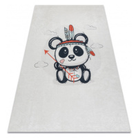 Dětský kusový koberec Bambino 1129 Panda cream 160x220 cm