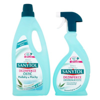 Sanytol DuoPack Dezinfekce čistič podlahy & plochy 1 L + univerzální čistič 500 ml