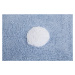 Lorena Canals koberce Pro zvířata: Pratelný koberec Polka Dots Blue-White - 120x160 cm
