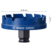 Děrovka Bosch EXPERT Sheet Metal Dostupné varianty: Děrovka Bosch EXPERT Sheet Metal 68 mm