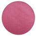 Vopi koberce Kusový koberec Eton růžový 11 kruh - 160x160 (průměr) kruh cm