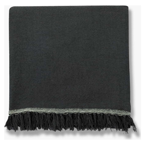 Černý přehoz z Bio bavlny 140x250 cm Bohemia – Mette Ditmer Denmark