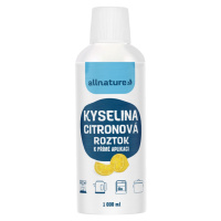 Allnature Kyselina citronová roztok 1000ml