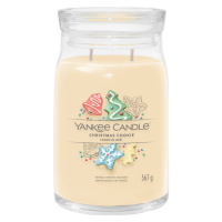 YANKEE CANDLE Signature Vonná svíčka velká 2 knoty Christmas Cookie 567 g