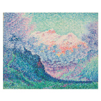 Obrazová reprodukce Les Diablerets (L'Oldenhorn et le Becabesson), 1903, Signac, Paul, 40 × 30 c