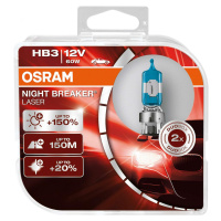OSRAM HB3 Night breaker LASER +150% 9005NL-HCB 60W 12V duobox
