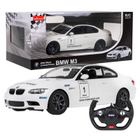 Mamido RASTAR Auto na dálkové RC ovládání BMW M3 Rastar 1:14 bílé