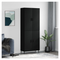 vidaXL Skříň highboard černá 69,5 x 34 x 180 cm kompozitní dřevo