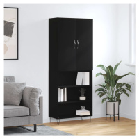 vidaXL Skříň highboard černá 69,5 x 34 x 180 cm kompozitní dřevo