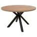Kulatý jídelní stůl s černýma nohama Canett Maison, ø 120 cm