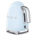 Rychlovarná konvice Smeg 50's style KLF03PBEU / 2400 W / 1,7 l / pastelově modrá Varianta: ivi2