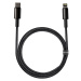 Baseus Tungsten Gold kabel USB-C/Lightning (PD) 20W 1m černý