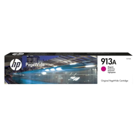 HP 913A originální inkoustová kazeta purpurová F6T78AE Purpurová