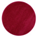 Vopi koberce Kusový koberec Eton vínově červený kruh - 200x200 (průměr) kruh cm