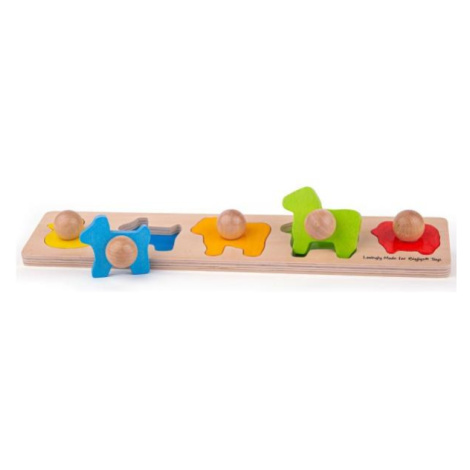 Bigjigs Baby Vkládací puzzle zvířata