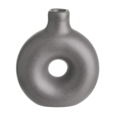 LOOPY Mini váza 8 cm - tm. šedá