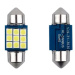 Rabel LED autožárovka 31 mm Canbus 9 LED 3030 SMD C5W C10W SV8,5 bílá