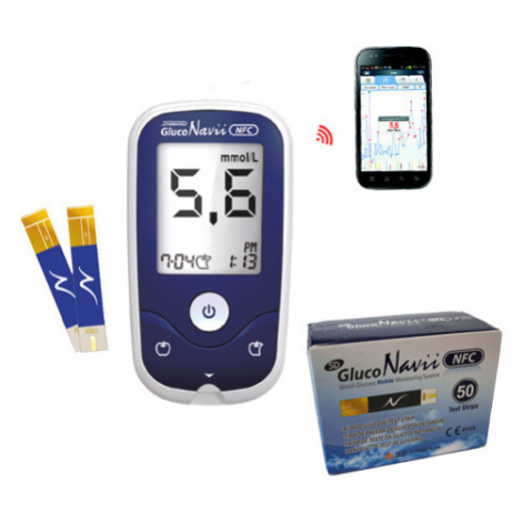 Celimed Glukometr SD Gluco Navii NFC + 50 proužky
