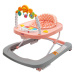 NEW BABY - Dětské chodítko se silikonovými kolečky Forest Kingdom Pink