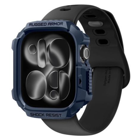 Spigen Rugged Armor 2 pouzdro Apple Watch 11 (42mm) navy blue
