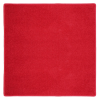 Vopi koberce Kusový koberec Eton červený 15 čtverec - 250x250 cm