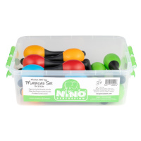 NINO Percussion NINOSET56 Molded ABS Egg Maracas Set