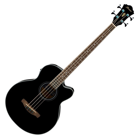 Ibanez AEB8E-BK Black Akustická baskytara