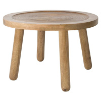 Odkládací stolek z mangového dřeva Zuiver Dendron, ⌀ 60 cm
