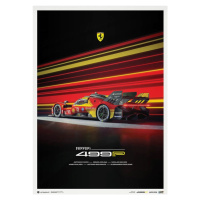 Umělecký tisk Ferrari 499P - 2024, 50 × 70 cm