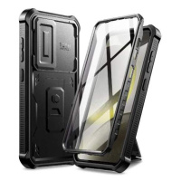 Pancéřový kryt na Samsung Galaxy S24 PLUS Tech-Protect Kevlar Cam+ Černý