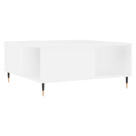 vidaXL Konferenční stolek bílý 80 x 80 x 36,5 cm kompozitní dřevo