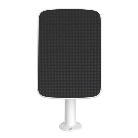 EZVIZ solární panel E/ 6,18W/ IP65/ USB-C/ kompatibilní s bateriovými kamerami EZVIZ