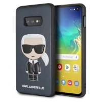 Kryt Karl Lagerfeld S10e G970 hardcase navy Iconic Karl Embossed (KLHCS10LIKPUBL)