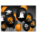PartyDeco Sada latexových balonů - Halloween Boo mix 6 ks