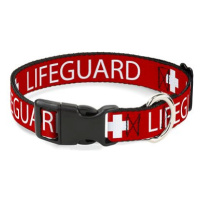 Buckle Down obojek pro psa regular Lifeguard vel. M 28 - 43 cm