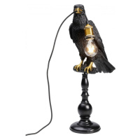 KARE Design Stolní lampa Černý havran s žárovkou v zobáku 29cm