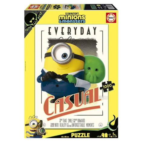 EDUCA Puzzle Mimoni a monstra 1000 dílků