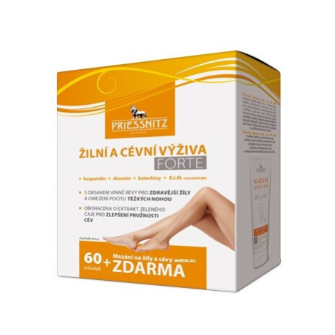 Priessnitz Žilní a cévní výživa FORTE 60tob+mazání Simply You Pharmaceuticals