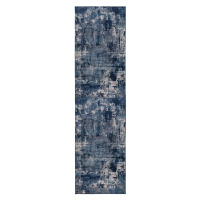 Flair Rugs koberce Běhoun Cocktail Wonderlust Dark blue - 80x300 cm