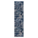 Flair Rugs koberce Běhoun Cocktail Wonderlust Dark blue - 80x300 cm