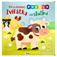 SUN Čti a skládej puzzle: Zvířátka na statku