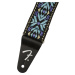 Fender Pasadena Woven Strap, Blue Snowflake, 2"