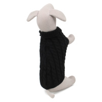 Vsepropejska Kimo svetr pro psa Barva: Černá, Délka zad (cm): 21, Obvod hrudníku: 24 - 30 cm