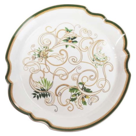 Bílý porcelánový talíř ø 33 cm Vassoio - Brandani