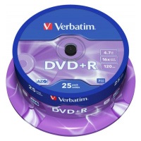 VERBATIM DVD+R(25 ks)Spindle/General Retail/16x/4.7GB