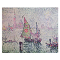 Obrazová reprodukce The Green Sail, Venice, 1904, Paul Signac, 40 × 30 cm