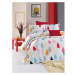 Dětský přehoz přes postel se 2 povlaky na polštář z ranforce bavlny EnLora Home Vendula, 225 x 2