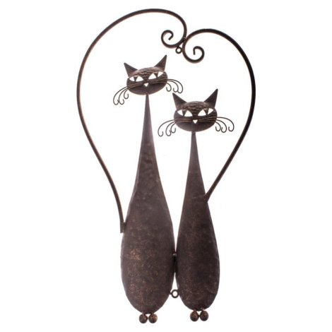 Kovová nástěnná dekorace Dakls Cats